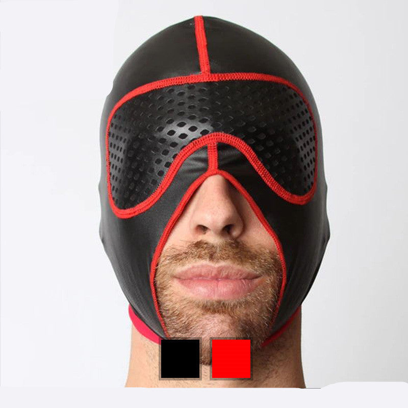 Fetish series opaque mouth and nose headgear