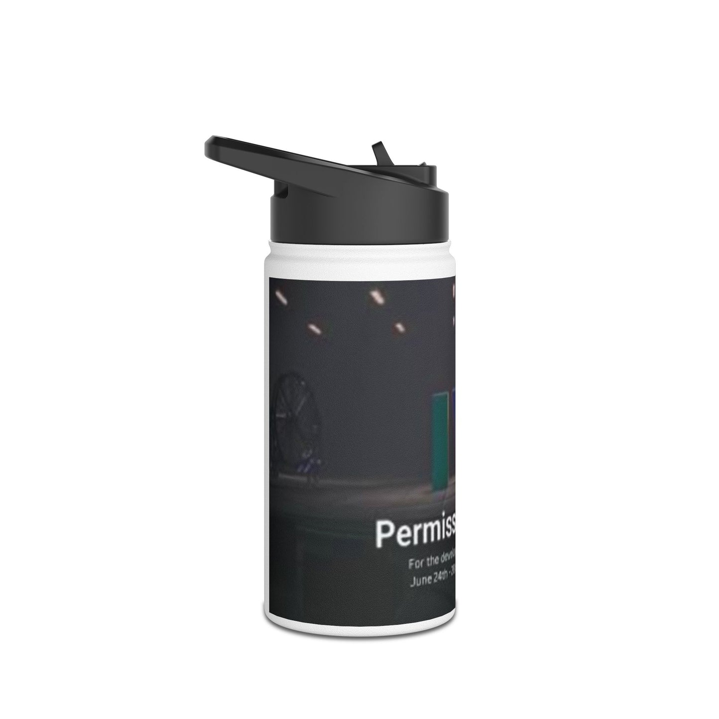 Permissionless 4 – 2025 Collector's Stylish Stainless Steel Water Bottle | Event Souvenir, Eco-Friendly, Travel Mug, Custom Gift, Hydration Accessory