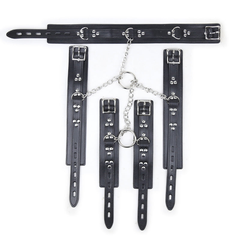 Collar collar back handcuffs