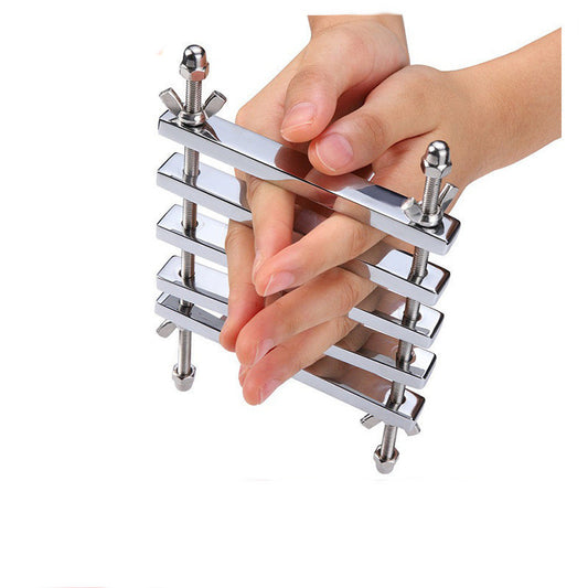 Finger Splint Stainless Steel Metal Restraints Bdsm Punishment Toys.